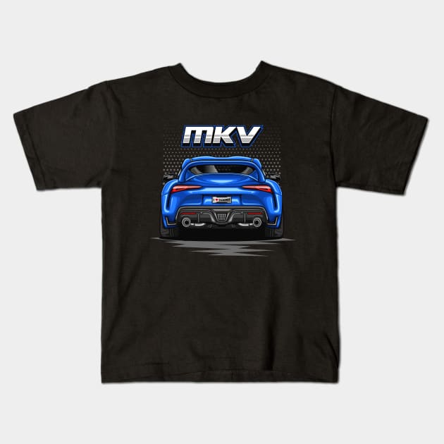 The Legend Supra MK-5 (Midnight Blue) Kids T-Shirt by Jiooji Project